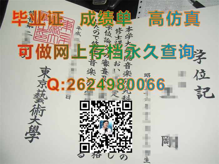 日本东京艺术大学毕业证书学位记文凭外壳购买|日本东京艺术大学学历证书模版|留信网认证永久可查询）