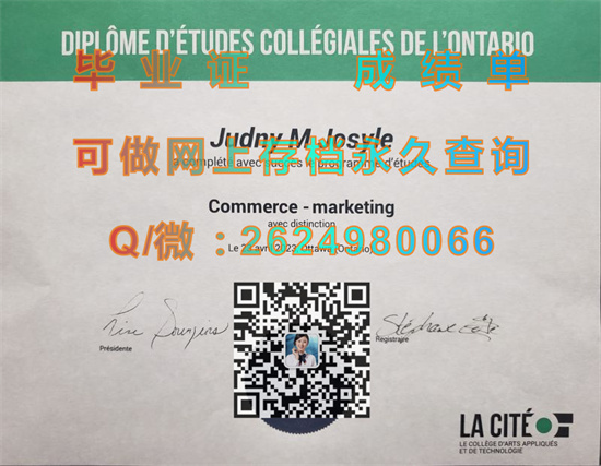 加拿大拉塞特学院毕业证代办|La Cité collégiale成绩单|加拿大大学文凭制作|诚招代理）